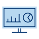 Bildschirm-Infografik-Symbol