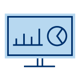 Bildschirm-Infografik-Symbol