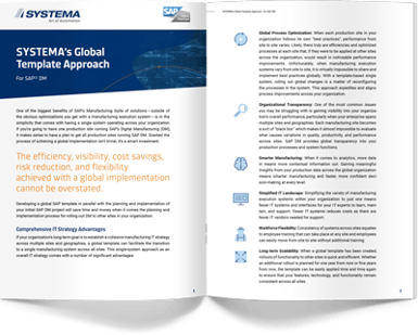 SYSTEMA’s Global Template Approach for SAP DMC