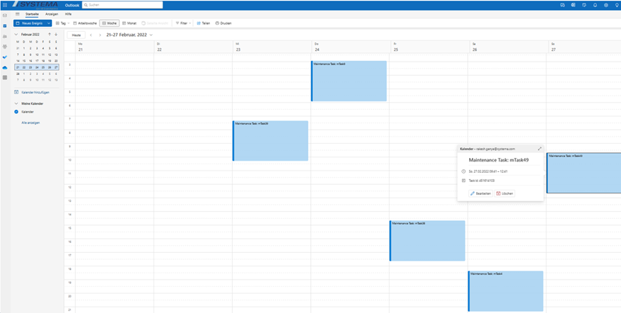 Outlook Calendar Image